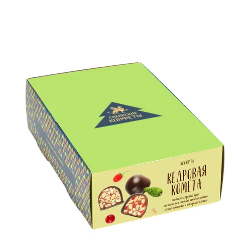  Кедровая комета Ассорти (9429) (классика, клюква, шишка, земляника), 540г   в Биробиджане
