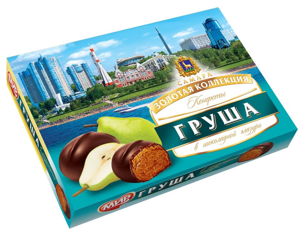  КФ МИР Груша в шоколадной глазури 160г  в Биробиджане
