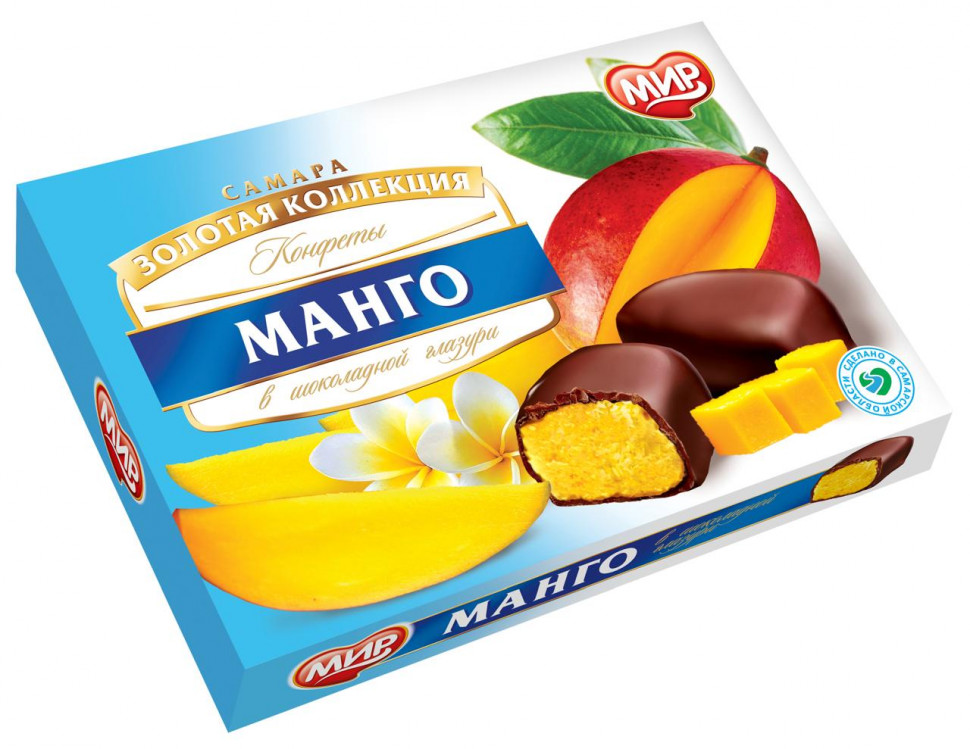 КФ МИР Манго-Кокос в шоколадной глазури 160г  в Биробиджане