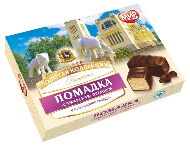  КФ МИР Помадка ШОКОЛАДНОЙ ГЛАЗУРИ 145г  в Биробиджане