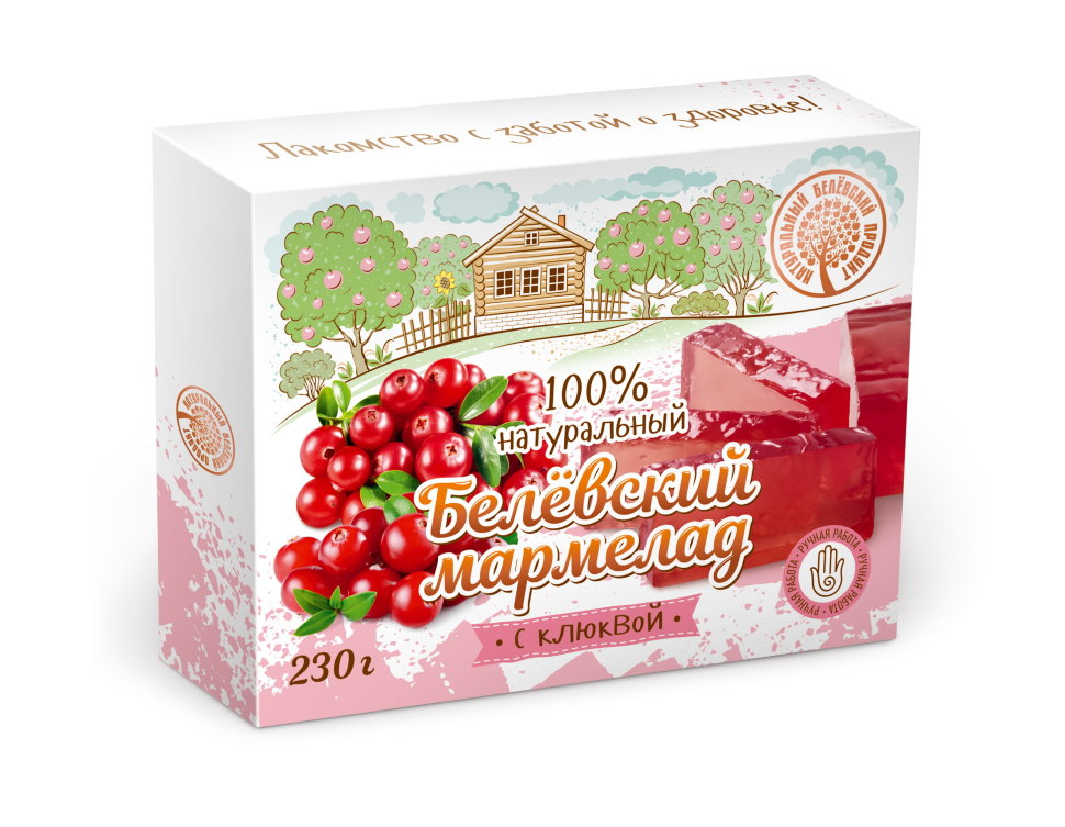  Мармелад белевский "Клюква" 230г в Биробиджане
